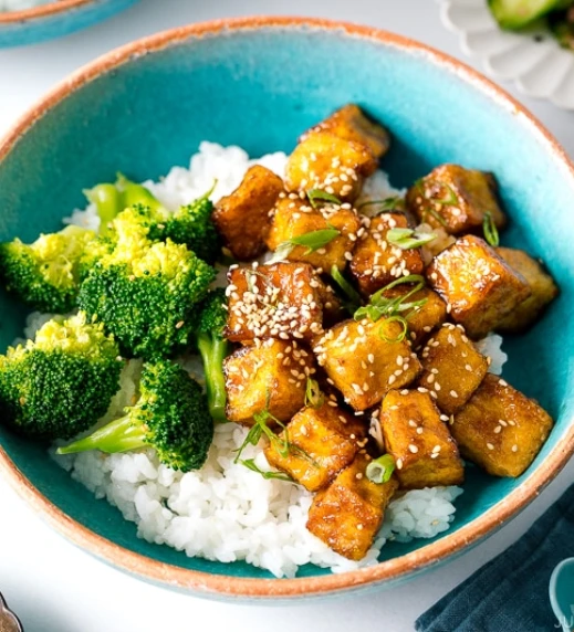 Teriyaki Tofu and Rice